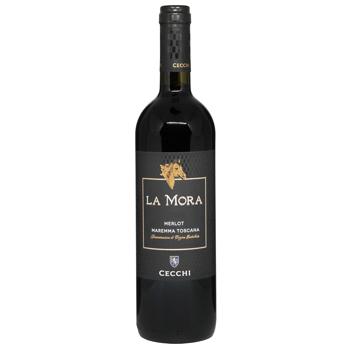 Вино Cecchi LA MORA MERLOT сухе черв. 13% Італія - купить, цены на КОСМОС - фото 1
