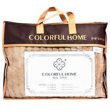 Плед Colorful Home акрил/велюр сумка 210*230см - купить, цены на Cупермаркет "Харьков" - фото 1