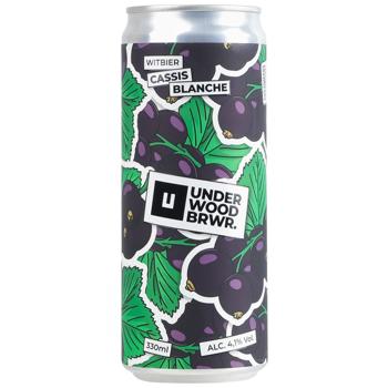 Пиво Underwood Cassis Blanche светлое нефильтрованное 5% 0,33л - купить, цены на WINETIME - фото 2