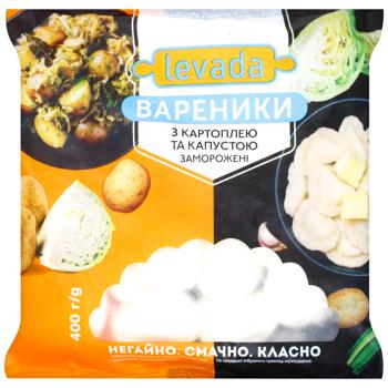 Вареники Levada с картофелем и капустой 400г - купить, цены на КОСМОС - фото 1