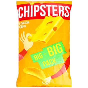 Chipster's Potato Chips with Cheese Flavor 150g - buy, prices for Auchan - photo 1