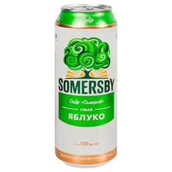 Сидр Somersby Яблуко 4,7% 0,5л - купити, ціни на NOVUS - фото 2