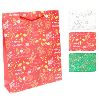 Leaves Gift Bag 250x85x345mm in assortment - buy, prices for - photo 5