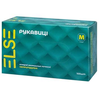 Else Non-sterile Powder-free Latex Gloves s.M 100pcs - buy, prices for COSMOS - photo 1