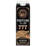 Напій винний Portvine №23 Вишня червоний напівсолодкий 13-14,5% 1л