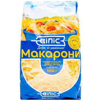 Макаронні вироби Віліс вермішель 1кг - купити, ціни на Епіцентр FOOD - фото 1