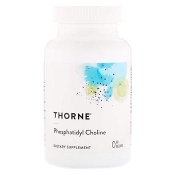 Фосфатидилхолін, Phosphatidyl Choline, Thorne Research, 60 капсул - купити, ціни на - фото 1