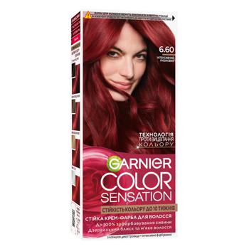 Краска для волос Garnier Color Sensation 6.60 Перламутровый рубиновый - купить, цены на - фото 1