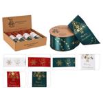 Xmas Decorative Ribbon 3.8x270cm in assortment