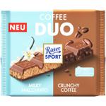 Ritter Sport Duo Milky Macchiato Crunchy Coffee Milk Chocolate 218g