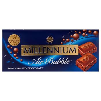 Шоколад молочный Millennium пористый 85г