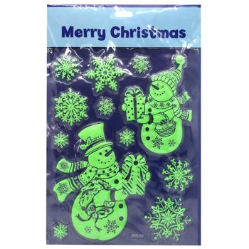 Angel Gifts Christmas Window Stickers in Assortment - buy, prices for MegaMarket - photo 3