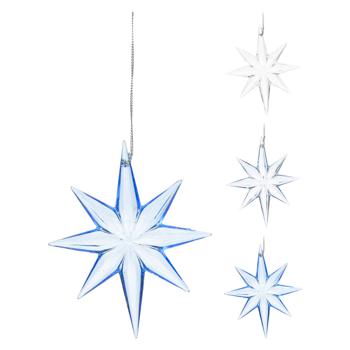 Snowflake Hanger 13cm in assortment - buy, prices for - photo 1