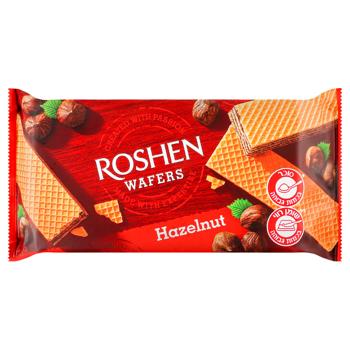 Вафли Roshen Wafers с ореховой начинкой 216г - купить, цены на Biotus - фото 1