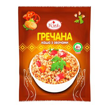 Каша гречневая Козуб с овощами 40г