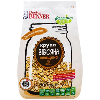 Крупа овсяная Doctor Benner плющенная 400г - купить, цены на - фото 2