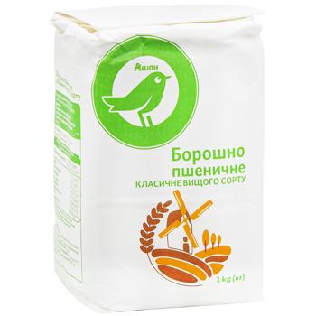 Auchan Wheat Flour Highest Grade 1kg - buy, prices for Auchan - photo 3