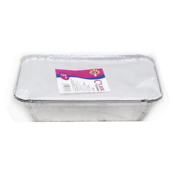 Судок ТСМ фольгований з кришкой 3шт 850мл - купити, ціни на За Раз - фото 3