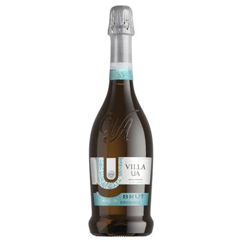Вино ігристе VILLA UA Brut біле сухе 10-13% 0,75л