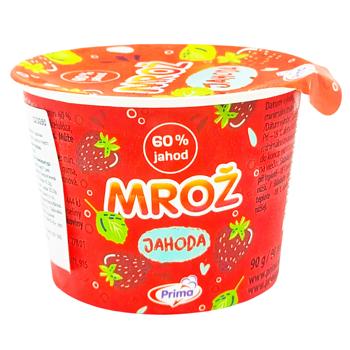 Мороженое Prima Сорбет Клубника 90г