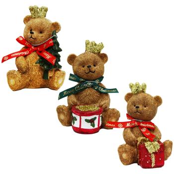 ФІГУРКА ВЕДМІДЬ 125ММ 3АСС - купити, ціни на Auchan - фото 1