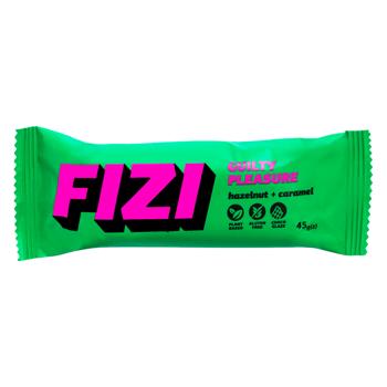 Батончик Fizi Hazelnut+Caramel у шоколадній глазурі 45г