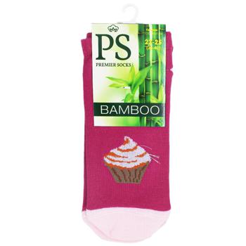 Носки женские Premier Socks р.23-25 розовый - купить, цены на Auchan - фото 1