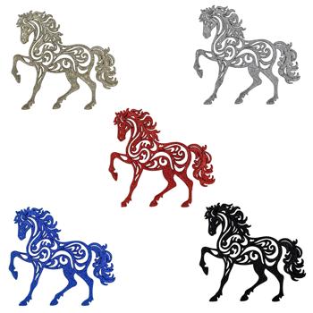 Прикраса новорічна Mislt Коник ажурний 2Д - купити, ціни на КОСМОС - фото 1