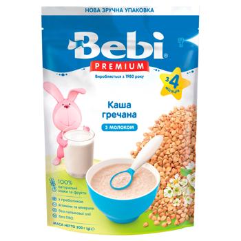 Каша молочная Bebi Premium гречневая для детей с 4 месяцев 200г - купить, цены на За Раз - фото 1