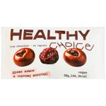 Драже Healthy Choice Сушена вишня в чорному шоколаді 50г