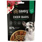 Ласощі для собак Savory Deer Bars з олениною 100г