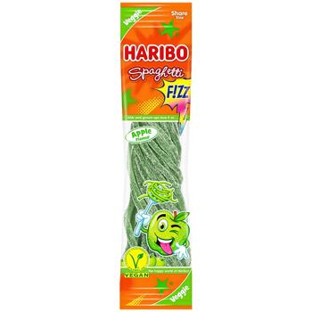 Цукерки Haribo Spaghetti Fizz Apple желейні 200г