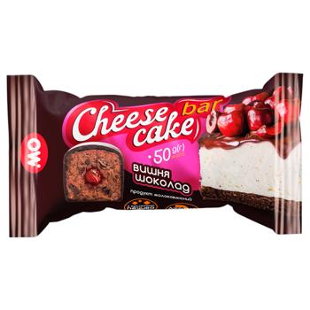 Molochniy Ostriv Cheesecake Cherry-Chocolate Glazed Curd 50g - buy, prices for Tavria V - photo 1