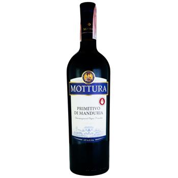 Вино Mottura Primitivo di Manduria DOC червоне 14% 0,75л