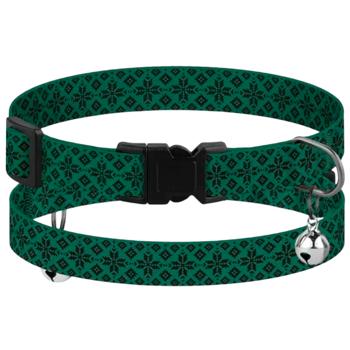 Barksi Urban Вишиванка нейлоновий нашийник для котів XS - зелений - купить, цены на MasterZoo - фото 3