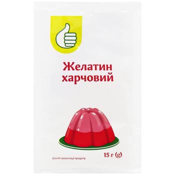 Auchan Food Gelatin 15g - buy, prices for Auchan - photo 1