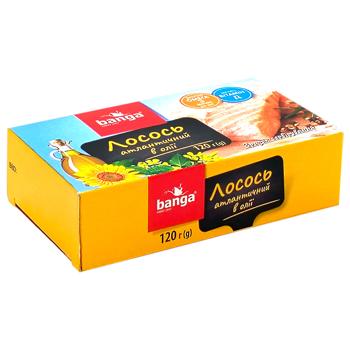 Banga Atlantic Salmon in Oil 120g - buy, prices for Grono - photo 2