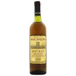 Massandra Muscat White South Coast White Sweet Wine 16% 0.75l