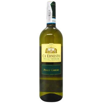 Вино Ca` Ernesto Pinot Grigio белое сухое 11,5% 0,75л - купить, цены на METRO - фото 1