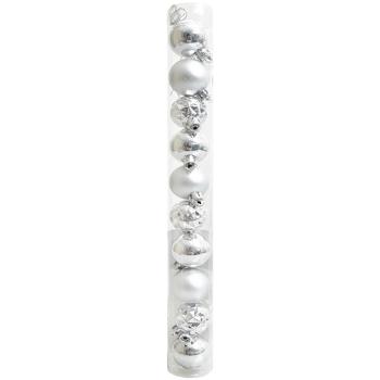 Actuel Set of Silver Christmas Balls 3cm 10pcs - buy, prices for Auchan - photo 1