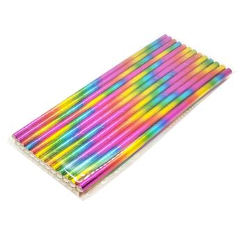 Paper Straws for Drinks Rainbow 25pcs - buy, prices for Biotus - photo 2