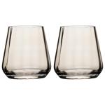 Набор стаканов Ardesto Black Mars Altair низкие золотистые 2шт 420мл