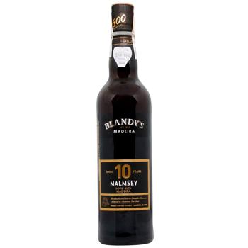 Вино Blandy's Malmsey 10yo біле солодке кріплене 19% 0,5л