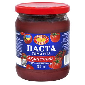 Паста томатна Chuguiv Extra Класична 25% 480г - купити, ціни на NOVUS - фото 1
