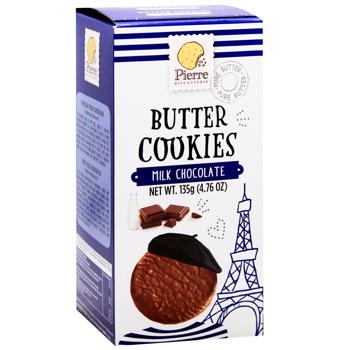 Pierre Biscuiterie Butter Cookies Coated in Milk Chocolate 135g - buy, prices for Vostorg - photo 2