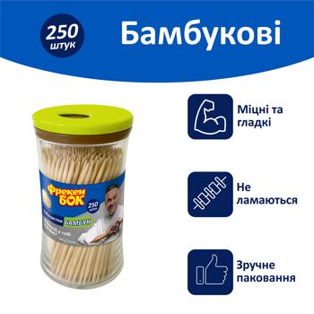 Freken Bok Bamboo Toothpicks 250pcs - buy, prices for Torba - photo 2