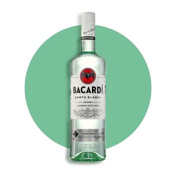 Ром Bacardi Carta Blanca белый 40% 0,7л - купить, цены на Торба - фото 2