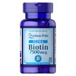 Puritan's Pride Biotin 7500mcg 50 tablets