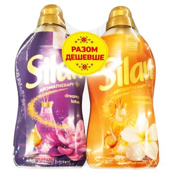 Silan Aromatherapy Dreamy Lotus Conditioner-Rinse 1.1l and Silan Aromatherapy Fascinating Frangipani Conditioner-Rinse 1.1l