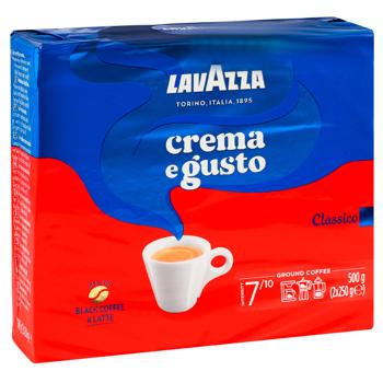 Кофе молотый Lavazza Crema e Gusto Classico 2*250г - купить, цены на - фото 3